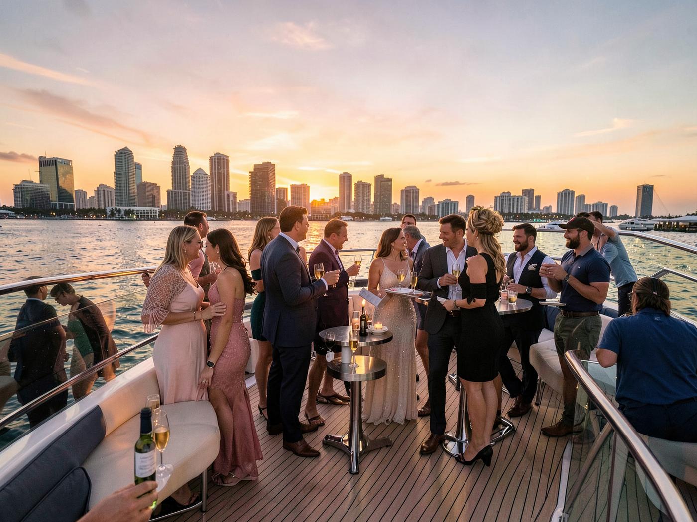 Biscayne Sunset Yacht Reception